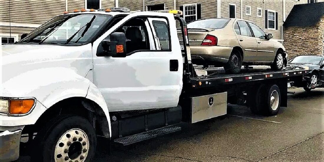 tow truck - car towing
